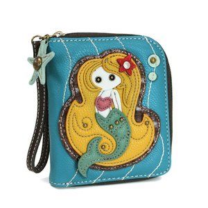 CHALA MERMAID ZIP AROUND WALLET